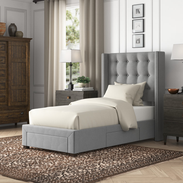 Red Barrel Studio® Aadya Upholstered Storage Bed & Reviews Wayfair